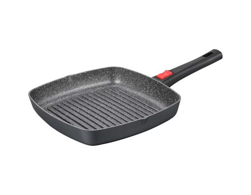 Pot en aluminium de bâton souple pour le noir de Cooktops d'induction