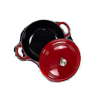 Ensembles de Cookware de fonte de 7 morceaux émaillés pour d'intérieur et extérieur