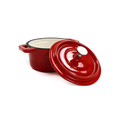 Cuisinier en fer forgé en émail de 6 litres, parfait pour les vacances et les aventures en plein air.