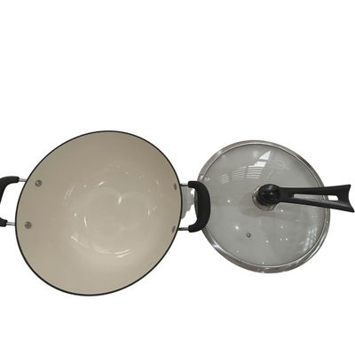 Poignée chinoise de Pan Skillet With Removable Silicone de wok de la fonte 11Inch classique