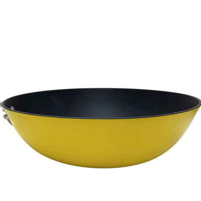 Poignée chinoise de Pan Skillet With Removable Silicone de wok de la fonte 11Inch classique