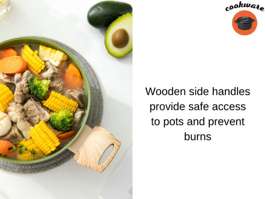 Le Cookware 7Piece en aluminium de la meilleure qualité a placé pour le vert de Cooktops d'induction