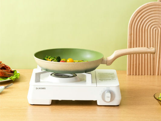 La casserole en aluminium de la meilleure qualité 10Inch de crêpe collent non avec la poignée détachable