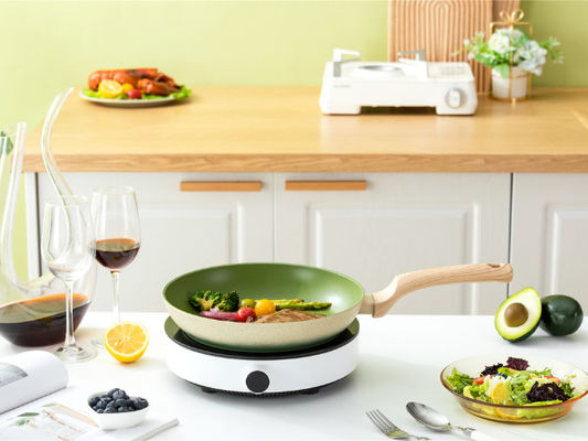 La poêle à cuire saine 7Inch collent non 26cm avec le revêtement titanique