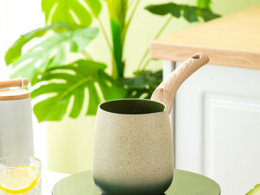 Bâton en aluminium prêt de théière d'induction non avec la poignée détachable et le couvercle en verre