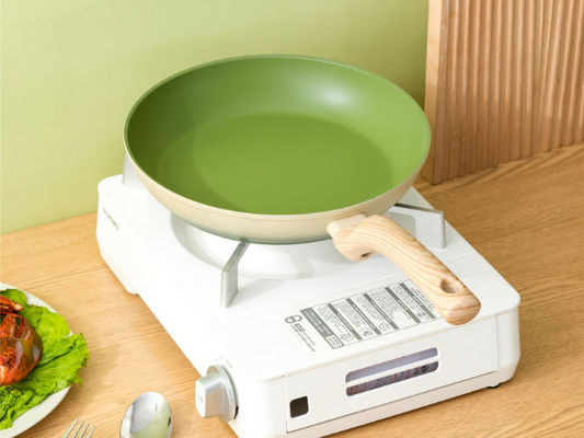 La casserole en aluminium de la meilleure qualité 10Inch de crêpe collent non avec la poignée détachable