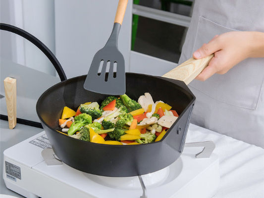 Poêle 13Inch de Safe Non Stick de lave-vaisselle avec le revêtement en céramique