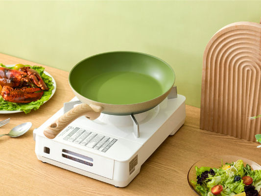 La casserole en aluminium de la meilleure qualité 10Inch de crêpe collent non avec la poignée détachable