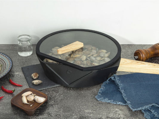 Revêtement à cuire sain de Pan Non Stick With Titanium de poêle de la fonte 10Inch