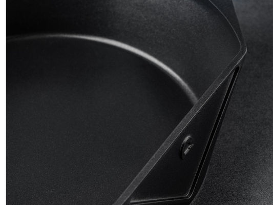 Oven Safe Aluminum Frying Pan 10.25Inch avec la poignée de silicone