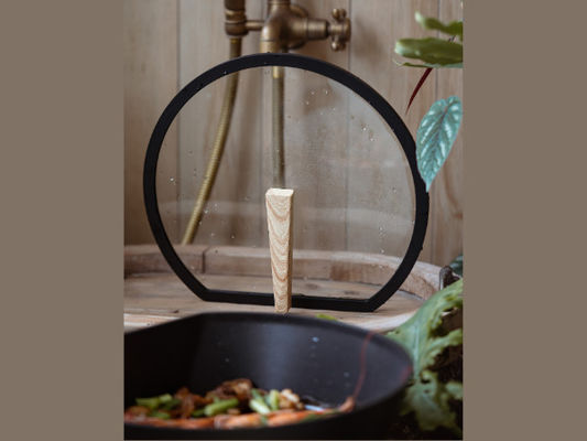 Casserole en aluminium légère 12Inch de crêpe avec non le noir de revêtement de bâton