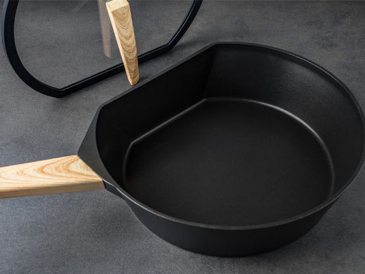 Poêle en aluminium légère 10Inch avec non le revêtement de bâton