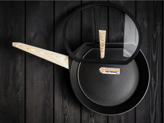 Cookware 11Inch en aluminium faisant frire la base en acier de Pan Heavy Duty With Stainless