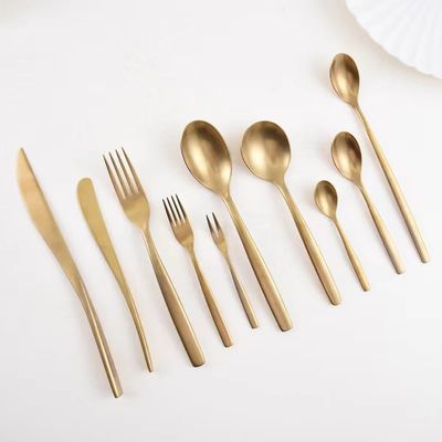 Fourchette de couteau d'acier inoxydable des biens 304 et ensemble de cuillère pour l'usage de restaurant