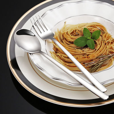 Les couverts souples de la meilleure qualité ont placé l'utilisation faite sur commande de cuisine de l'acier inoxydable 304