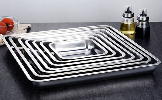 Plateau de cuisson en acier inoxydable en acier inoxydable
