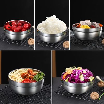 Couteaux polis en acier inoxydable 304 à double paroi pour cuisine