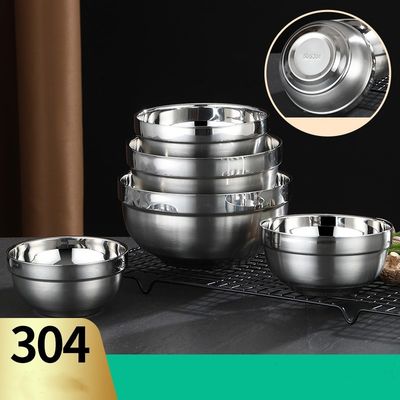 Couteaux polis en acier inoxydable 304 à double paroi pour cuisine