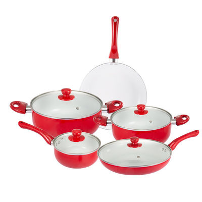 5 pièces de four à frire en aluminium