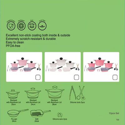 Ensemble de pots de cuisine directe d'usine, pots et casseroles de cuisine, ensembles de cuisine