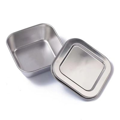 Contenants en acier inoxydable étanche avec couvercle pour le stockage des aliments