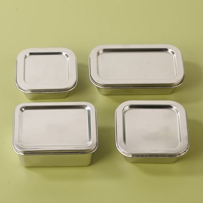 Contenants en acier inoxydable étanche avec couvercle pour le stockage des aliments