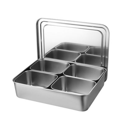 Boîte à assaisonnements en acier inoxydable