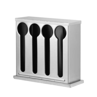 Appareils de cuisine évacateur de stockage en acier inoxydable pour couteau à fourchette à cuillère