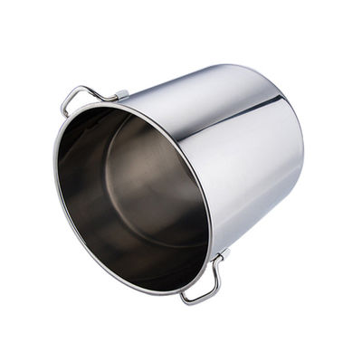Pot de soupe en acier inoxydable 304 de grande capacité avec couvercle