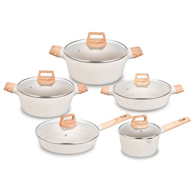 10 pièces de pot en aluminium antiadhésif