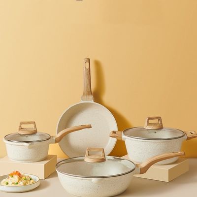 10 pièces de pot en aluminium antiadhésif
