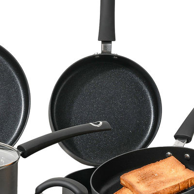 Ensemble de ustensiles de cuisine en aluminium durable avec revêtement antiadhésif de poignée