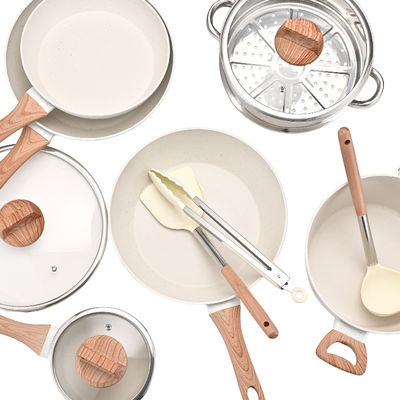 cuisine saine plats de casserole en 12 pièces non collants avec couvercle en verre
