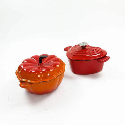 Forme de citrouille de grande taille Forme de fonderie Dutch Oven Oven Safe