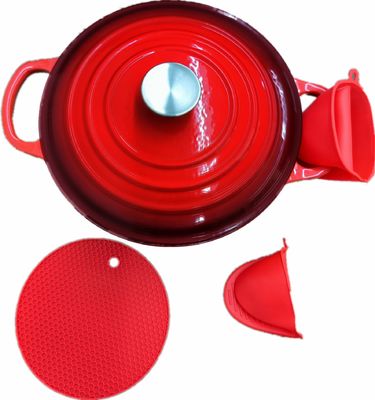Essentiels de cuisine: Manteaux de four résistants à la chaleur en silicone et porte-potes