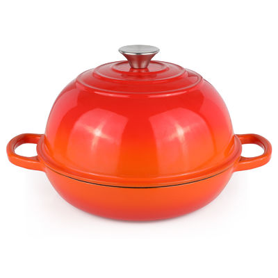 6 QT de four en acier fondu en émail parfait pour cuire la pâte aigre, l'embrasement et la cuisson lente