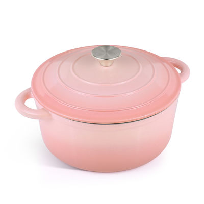 5.5Qt émaillé four hollandais en fonte - Parfait pour cuire du pain et de la pâte aigre, sans danger pour le four