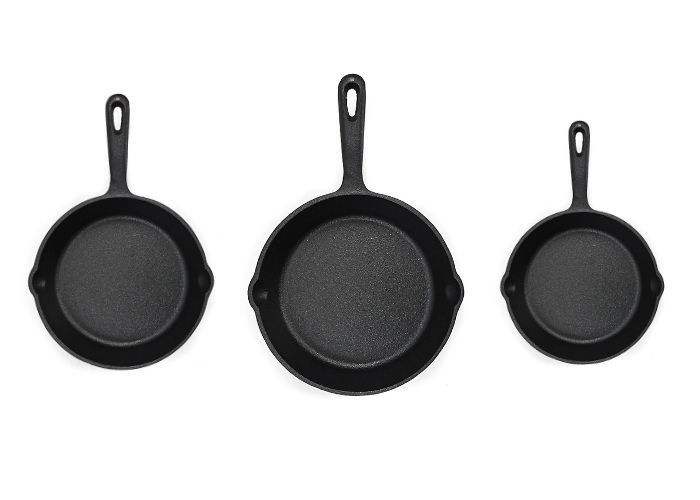 Non-Stick Cast Iron Skillet: Perfect For Healthy Cooking And Easy Clean-Up 16/20/24cm