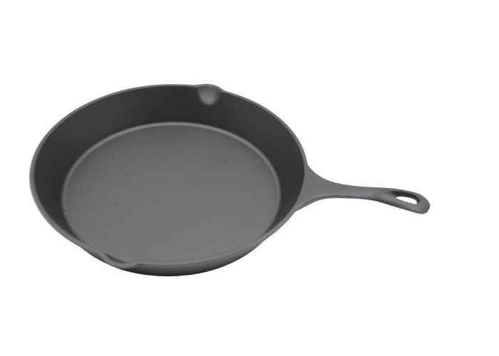 Poêle ronde de fonte Pré-chevronnée : Perfectionnez pour la cuisine familiale et extérieur en grillant 10 pouces/12 pouces