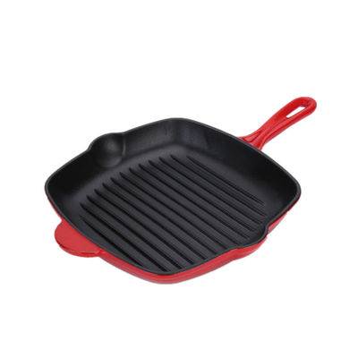 Collez non pré la casserole de gril de place de fonte de saison où 10 pouces de facile nettoient