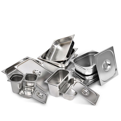 Le Cookware d'acier inoxydable de catégorie comestible place 6 universels dans la casserole d'hôtel