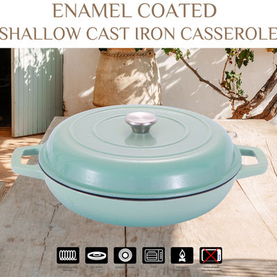 3L fonte Oven With Lid Enameled Eco néerlandais amical