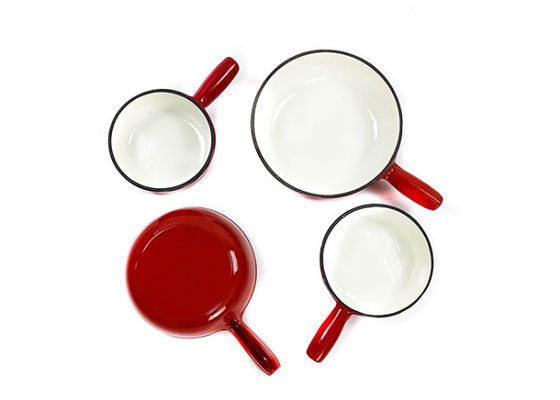 pot de fondue de fromage de fonte de 21cm 12 livres durables et de durables