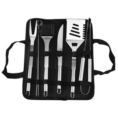 Camping portatif de BARBECUE de 7 morceaux faisant cuire l'ensemble 788.5g pour griller extérieur